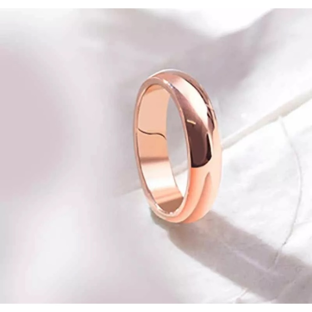 4mm Rose Gold Ring - Picture 4 of 5